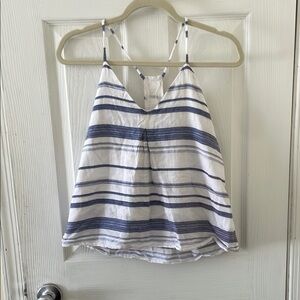 Polo by Ralph Lauren White and Blue Strappy Camisole